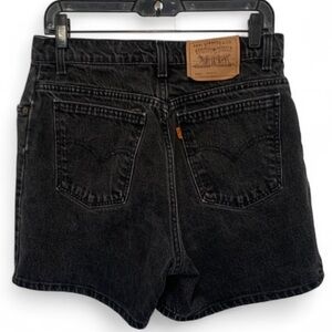 Vintage Levi’s Orange Tab Black Relaxed Fit Jean Shorts Size 12